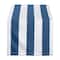 Navy/White Dobby Stripe Table Runner 18" x 72"